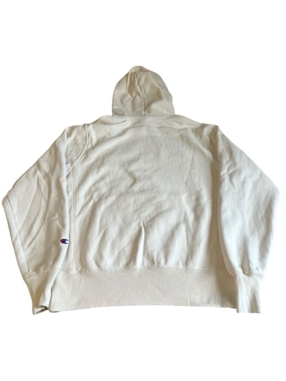 Champion Reverse Weave Hoodie Womens M White Embroidered Logo - Picture 5 of 10